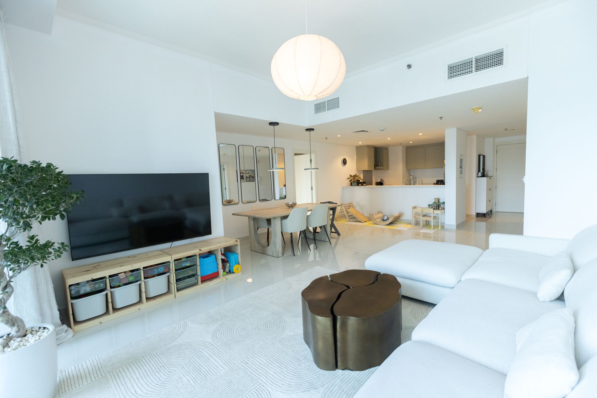 Illustrative investment research property scene